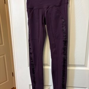 lululemon athletica Purple Leggings with Side Trim